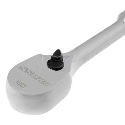 Ключ-трещотка 1/4&quot; Gross 14050, CrV, 120 зубьев, цельнометаллический, хром купить в Челябинске