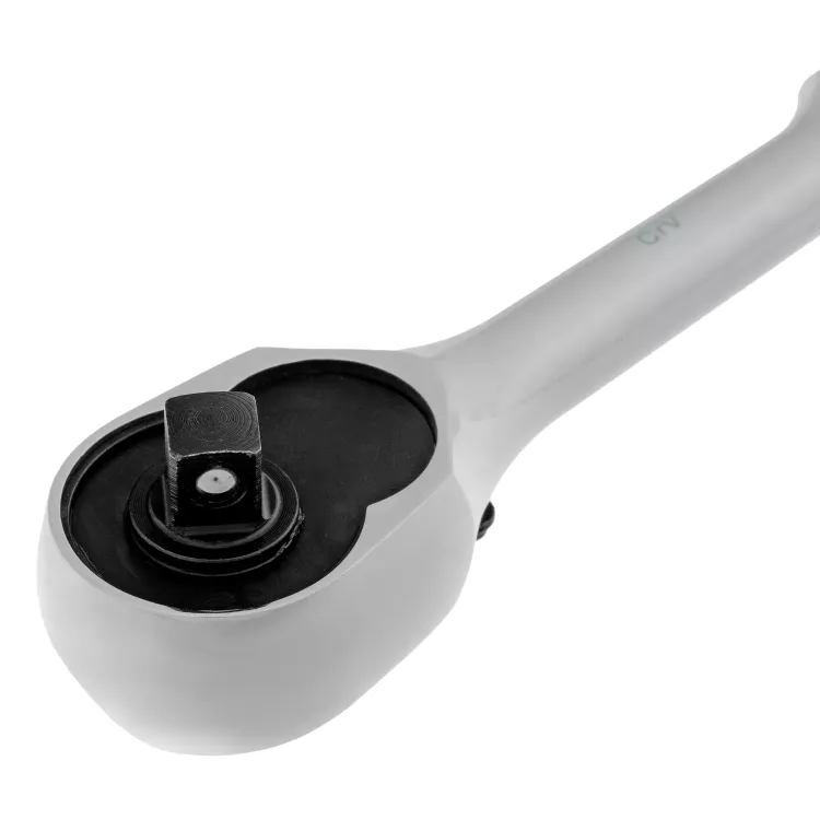 Ключ-трещотка 1/4" Gross 14050, CrV, 120 зубьев, цельнометаллический, хром купить в Челябинске