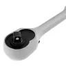 Ключ-трещотка 1/4" Gross 14050, CrV, 120 зубьев, цельнометаллический, хром купить в Челябинске