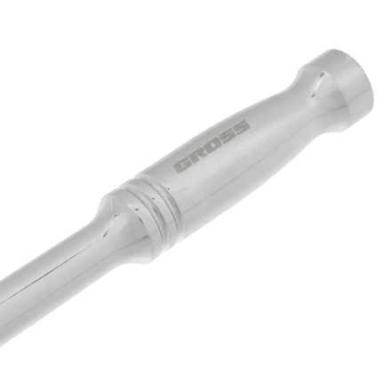 Ключ-трещотка 1/4&quot; Gross 14050, CrV, 120 зубьев, цельнометаллический, хром купить в Челябинске