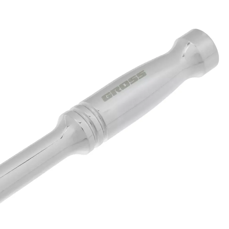 Ключ-трещотка 1/4" Gross 14050, CrV, 120 зубьев, цельнометаллический, хром купить в Челябинске