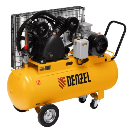 Компрессор воздушный рем. привод Denzel BCV 4000-T/100, 4,0 кВт, 100 литров, 690 л/мин купить в Челябинске
