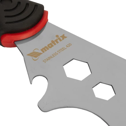 Шпатель-скребок многофункциональный 9 в 1 Matrix, нержавеющая сталь, 2-компонентная рукоятка, 85558 купить в Челябинске