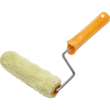 Валик SYNTEX ПОЛИАКРИЛ малярный в сборе, ворс 12мм, бюгель 6мм, 30х150мм, STAYER Master 0319-15 купить в Челябинске