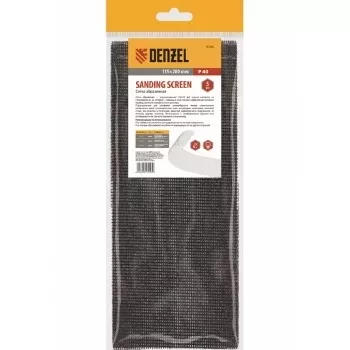 Сетка абразивная DENZEL P 400 115х280 мм 5шт 75187 купить в Челябинске