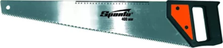 Ножовка по дереву 400 мм 5-6 TPI каленый зуб линейка пластиковая рукоятка SPARTA 232305 купить в Челябинске
