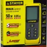 Дальномер STAYER "MASTER" MAX-Control лазерный, 2 точки отсчета, дальность 50м, точность 2мм 34957 купить в Челябинске