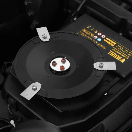 Робот-газонокосилка Grass Master 1000, ультразвуковой датчик, 3 Ач, LCD дисплей, Wi-Fi // Denzel купить в Челябинске