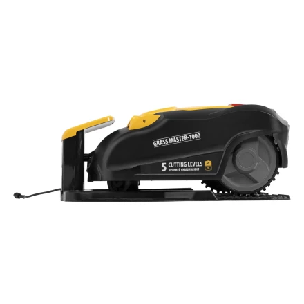 Робот-газонокосилка Grass Master 1000, ультразвуковой датчик, 3 Ач, LCD дисплей, Wi-Fi // Denzel купить в Челябинске