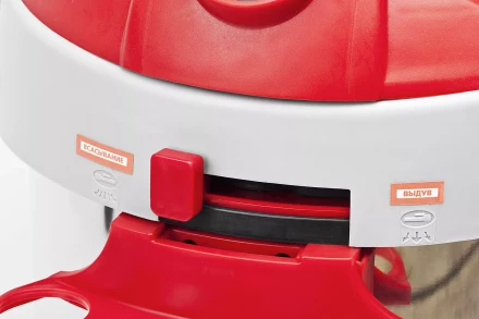 Пылесос ЗУБР сухая и влажная уборка, нержавеющая сталь, усиленное основание, розетка до 2000Вт, 30л, 1400Вт ЗППУ-1400-30 купить в Челябинске