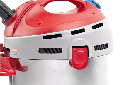 Пылесос ЗУБР сухая и влажная уборка, нержавеющая сталь, усиленное основание, розетка до 2000Вт, 30л, 1400Вт ЗППУ-1400-30 купить в Челябинске