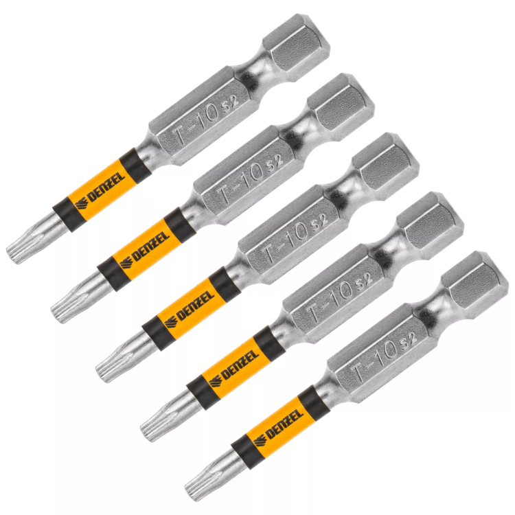 Бита T10x50, 5 шт. Denzel 7711318 купить в Челябинске