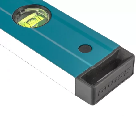 Уровень алюминиевый 1000 мм 2 рукоятки фрезеровка 3 глазка Prazision Gross 34442 купить в Челябинске