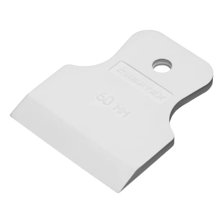 Шпатель, белая резина, 60 мм Россия Сибртех 85832 купить в Челябинске