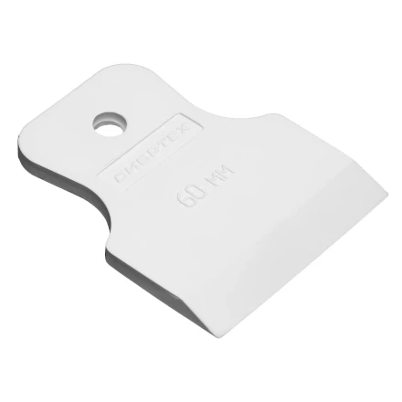 Шпатель, белая резина, 60 мм Россия Сибртех 85832 купить в Челябинске