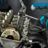 Ключ-трещотка 3/8" Gross 14051, CrV, 120 зубьев, цельнометаллический, хром купить в Челябинске