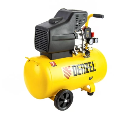 Компрессор воздушный, прямой привод DC1500/50, 1.5 кВт, 50 литров, 220 л/мин Denzel 58161 купить в Челябинске
