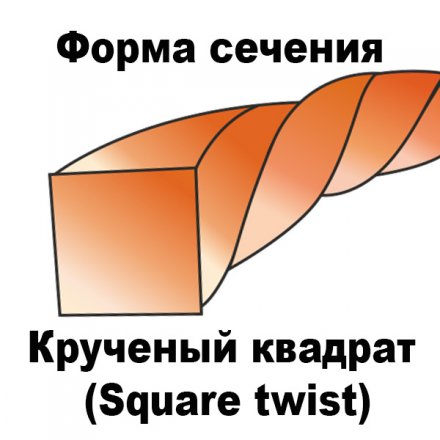 Леска для триммера SQUARE TWIST (квадрат крученый) 1,6ММХ15М купить в Челябинске