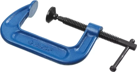 Струбцина  ЗУБР &quot;ПРОФЕССИОНАЛ&quot; тип &quot;G&quot;, корпус - ковкий чугун, 75мм 32245-075_z01 купить в Челябинске