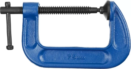 Струбцина  ЗУБР &quot;ПРОФЕССИОНАЛ&quot; тип &quot;G&quot;, корпус - ковкий чугун, 75мм 32245-075_z01 купить в Челябинске