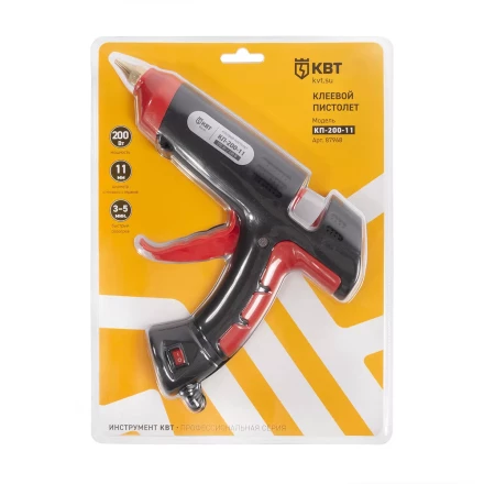 Пистолет клеевой КВТ КП-200-11 200 Вт, стержня 11 мм (87968) купить в Челябинске