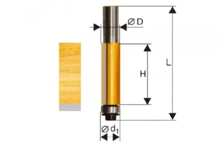 Фреза кромочная прямая ф95х26мм хв. 8мм 46161 купить в Челябинске