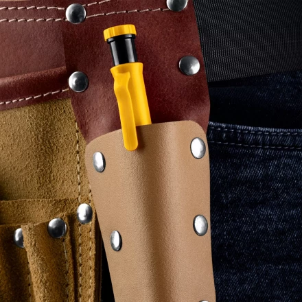 ЗУБР АСК желтый, d 2,8 мм, HB, 6 сменных грифелей, автоматический карандаш (06311-5) купить в Челябинске