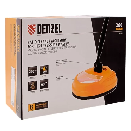 Очиститель поверхностей Denzel 58306, насадка для моечных машин высокого давления купить в Челябинске