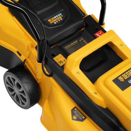 Газонокосилка электрическая GMC-1200, шир.,32см, 1200 Вт, 3 уров., травосб. 30 л// Denzel купить в Челябинске