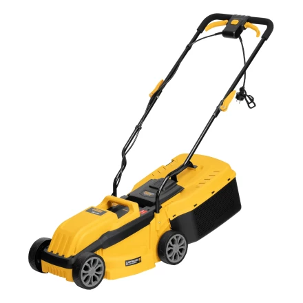 Газонокосилка электрическая GMC-1200, шир.,32см, 1200 Вт, 3 уров., травосб. 30 л// Denzel купить в Челябинске