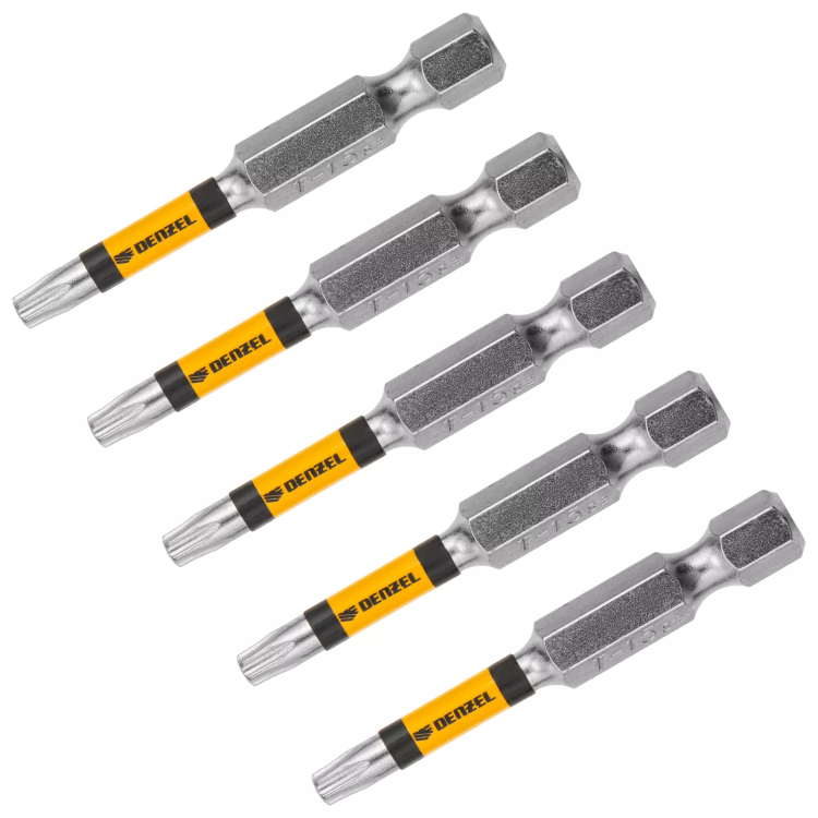 Бита T15x50, 5 шт. Denzel 7711319 купить в Челябинске