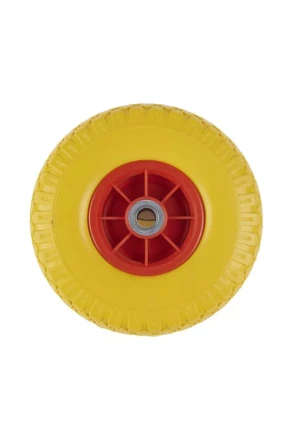 Колесо литое полиуретановое 260 мм PU 1805 с пластиковым ободом (20 мм шариковый подишпник) 1046280 купить в Челябинске