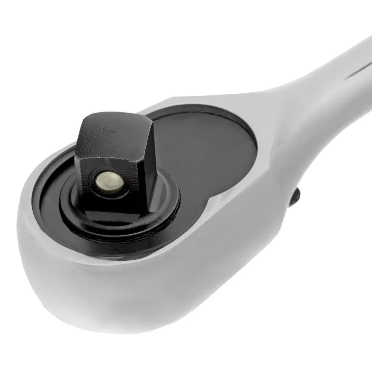 Ключ-трещотка 1/2" Gross 14052, CrV, 120 зубьев, цельнометаллический, хром купить в Челябинске