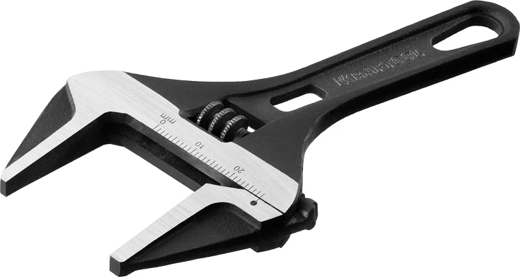 Ключ разводной компактный c тонкими губками KRAFTOOL SlimWide Compact 27266-15 купить в Челябинске