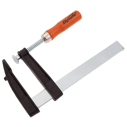 Струбцина F-образная Sparta, 150 x 80 x 210 мм, 204245 купить в Челябинске