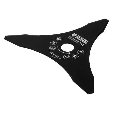 Диск для триммера, 255 х 25,4 3 лезвия Denzel 96377 купить в Челябинске