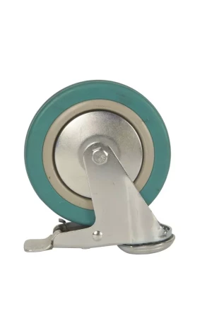 Колесо аппаратное поворотное SChgb 55 125 мм под болт с тормозом (N) 1042999 купить в Челябинске