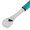 Ключ-трещотка 1/4" Gross 14053, CrV, 90 зубьев, усиленный, хром купить в Челябинске