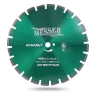Алмазный сегментный диск MESSER-DIY диаметр 400мм для резки асфальта, свежего бетона и кирпича купить в Челябинске
