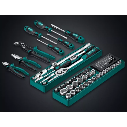 Универсальный набор инструмента в металлическом боксе, 99 предм. 27978-H99 купить в Челябинске