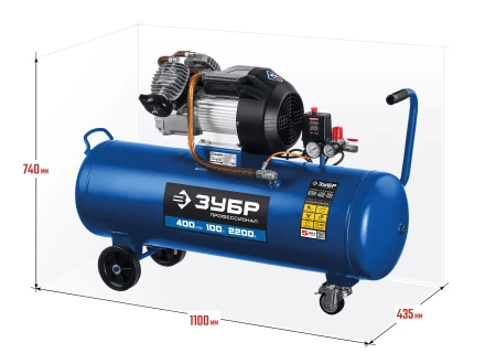 Компрессор воздушный КПМ-400-100 серия ПРОФЕССИОНАЛ купить в Челябинске