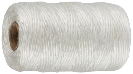 Шпагат ЗУБР d 1,8 мм 60 м 1200 текс 50 кгс белый полипропиленовый шпагат 50031-060 купить в Челябинске