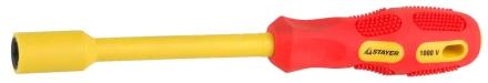 Отвертка STAYER &quot;INSULATED&quot; MAX-GRIP диэлектрич, Cr-V, HEX 10x125мм 25829-10-125 G купить в Челябинске