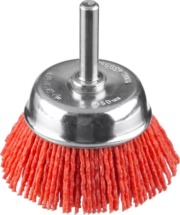 ЗУБР &quot;ПРОФЕССИОНАЛ&quot;. Щетка чашечная для дрели, нейлоновая проволока с абразивным покрытием, 50мм 35165-050_z02 купить в Челябинске