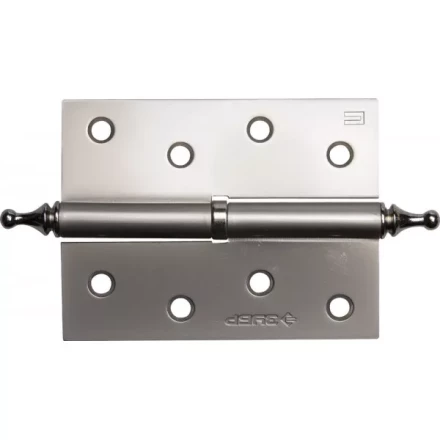 Петля дверная разъемная ЗУБР &quot;ЭКСПЕРТ&quot;, 1 подшипник, цвет мат. никель (PN), правая, с крепежом, 100х75х2,5мм,2шт 37605-100-4R купить в Челябинске