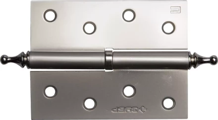 Петля дверная разъемная ЗУБР &quot;ЭКСПЕРТ&quot;, 1 подшипник, цвет мат. никель (PN), правая, с крепежом, 100х75х2,5мм,2шт 37605-100-4R купить в Челябинске