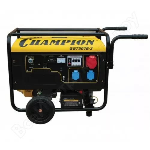 Генератор бензиновый CHAMPION GG7501E-3 купить в Челябинске
