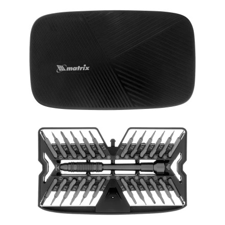 Набор для точных работ 26 в 1 Matrix, универсальный, сталь CrV 13567 купить в Челябинске