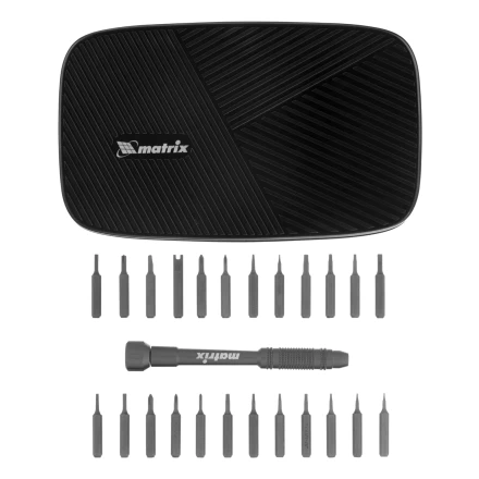 Набор для точных работ 26 в 1 Matrix, универсальный, сталь CrV 13567 купить в Челябинске