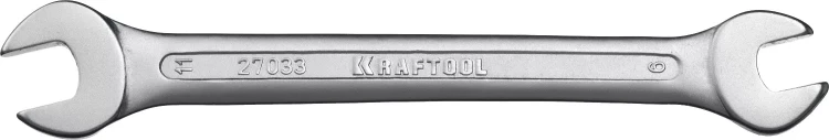Ключи гаечные рожковые KRAFTOOL, Cr-V, DIN 3110 27033-09-11 купить в Челябинске